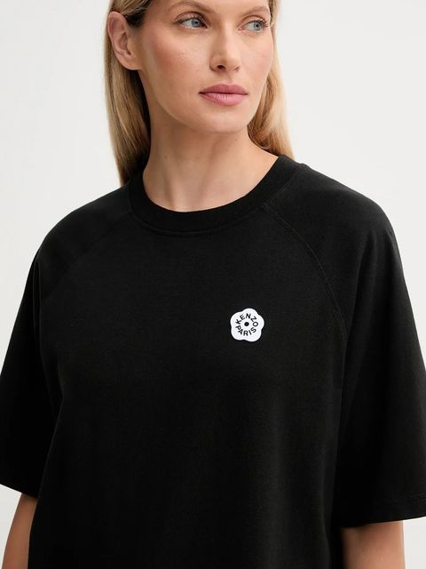 Kenzo t-shirt bawełniany damski kolor czarny FF52RO7914SG
