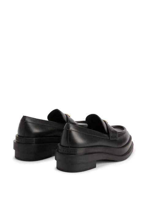Giuseppe Zanotti Malick Zali leather loafers - Black - zdjęcie produktu nr 2