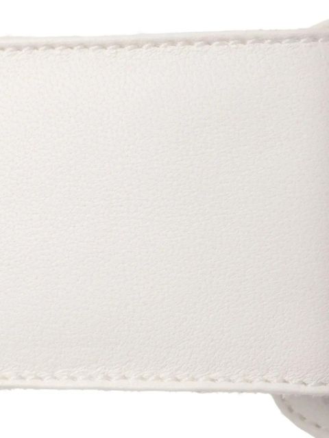 Prada leather slides - White