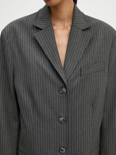 2NDDAY marynarka Harry kolor szary jednorzędowa wzorzysta 2245115170