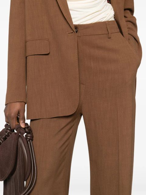 ETRO front-seam trousers - Brown