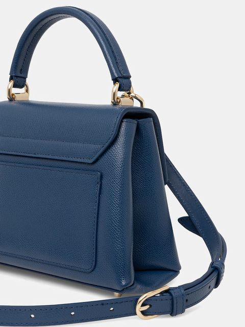 Furla torebka skórzana kolor niebieski WB00109.ARE000.6G000