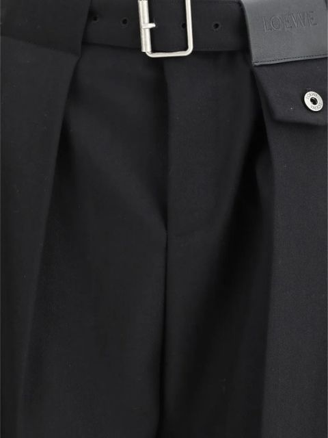 LOEWE pleated trousers - Black - zdjęcie produktu nr 1