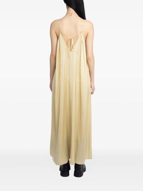 Zadig&Voltaire Ristym spaghetti-strap gathered maxi dress - Neutrals - zdjęcie produktu nr 2