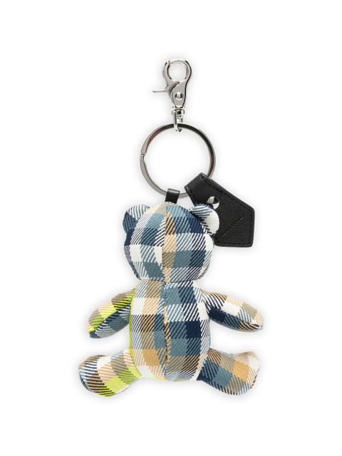 Vivienne Westwood Teddy Bear tartan keyring - Blue - zdjęcie produktu nr 2