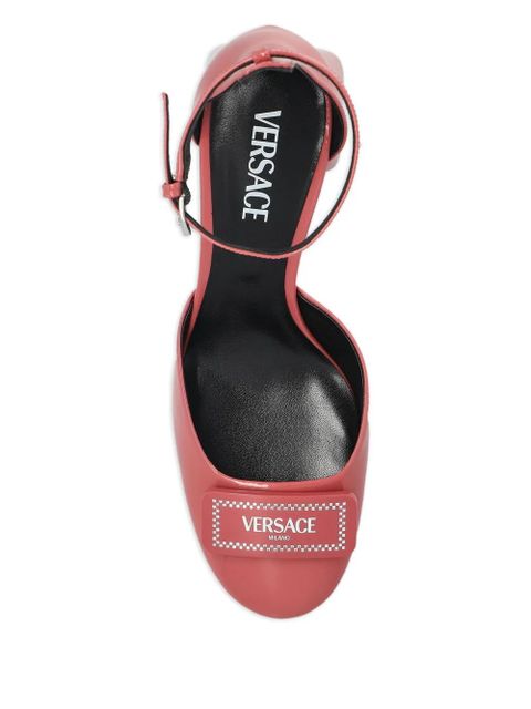 Versace 70mm leather pumps - Pink - zdjęcie produktu nr 2