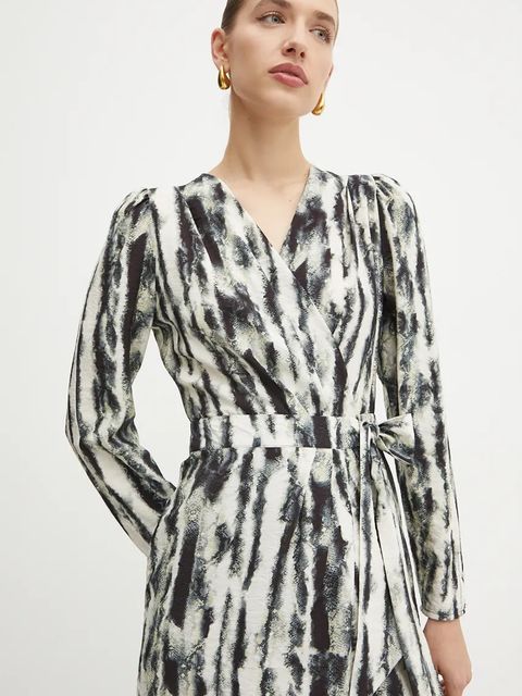 Morgan sukienka ROZEL.F kolor czarny mini rozkloszowana ROZEL.F