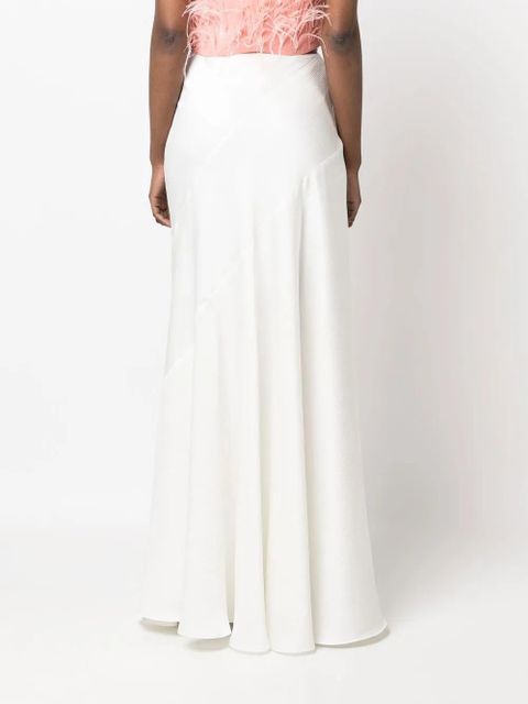 Cult Gaia A-line long skirt - White