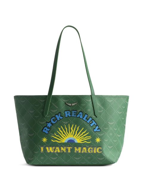Zadig&Voltaire monogram tote bag - Green - zdjęcie produktu nr 1