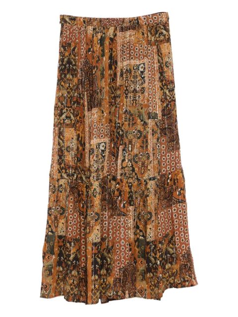 Ba&Sh Pisca tiered maxi skirt - Orange - zdjęcie produktu nr 2