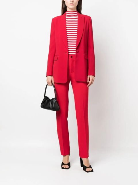 TWINSET fitted single-breasted button blazer - Red - zdjęcie produktu nr 2