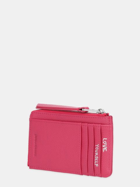 ZADIG&VOLTAIRE portfel skórzany damski kolor różowy LWSG00011 - zdjęcie produktu nr 2