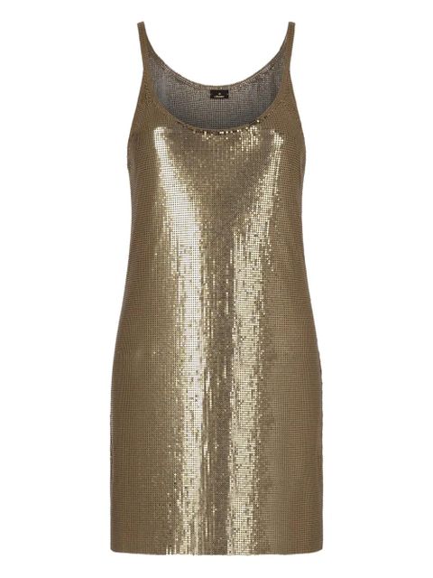 Rabanne chainmail-embellished mini dress - Gold - zdjęcie produktu nr 1