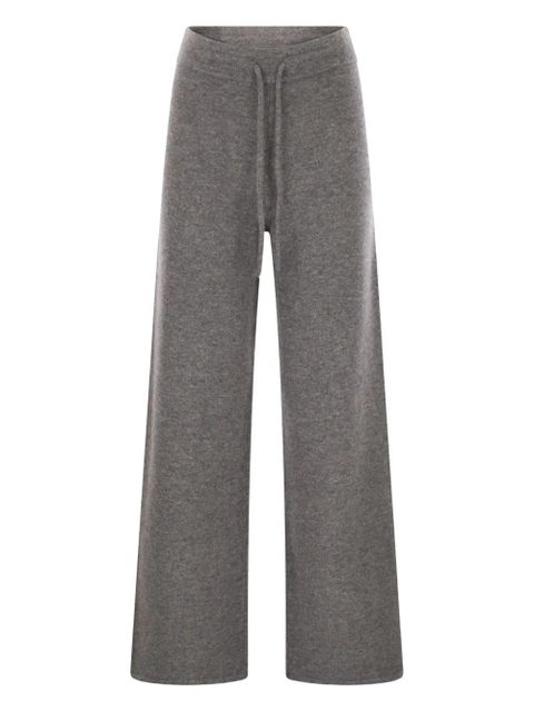 MC2 Saint Barth embroidered drawstring track pants - Grey - zdjęcie produktu nr 1