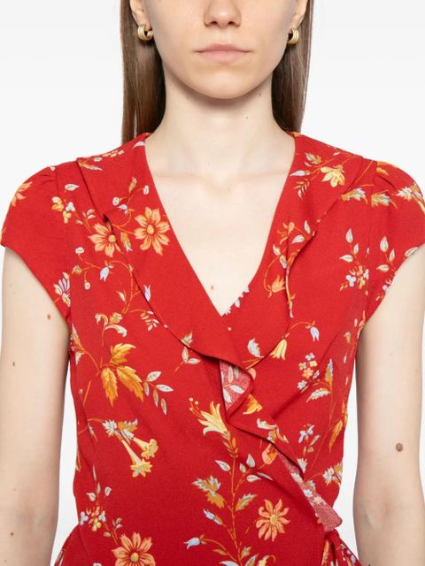 Reformation Clemence blouse - Red