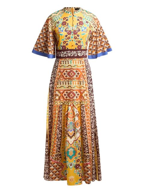 ETRO printed poplin dress - Neutrals - zdjęcie produktu nr 1