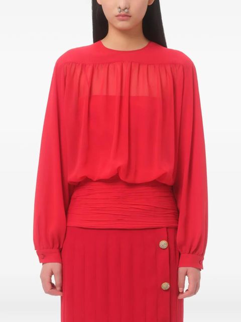 Valentino Garavani Light Georgette blouse - Red