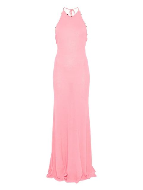 Christopher Esber embellished halterneck dress - Pink - zdjęcie produktu nr 1