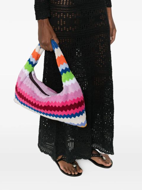 Missoni zigzag handle tote bag - Pink - zdjęcie produktu nr 2