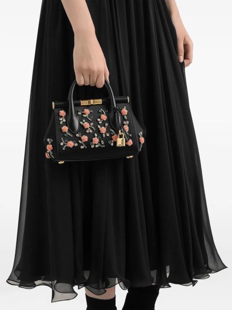 Dolce & Gabbana embroidered Marlene Day mini bag - Black - zdjęcie produktu nr 2