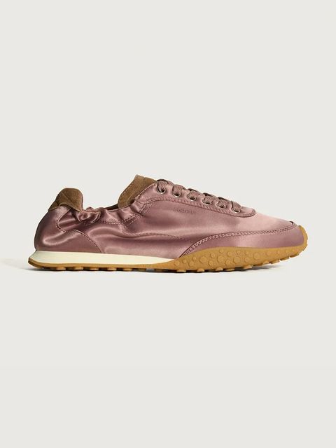 Hoff sneakersy BRIDGE SATIN BROWN damskie kolor różowy 22561004 - zdjęcie produktu nr 1