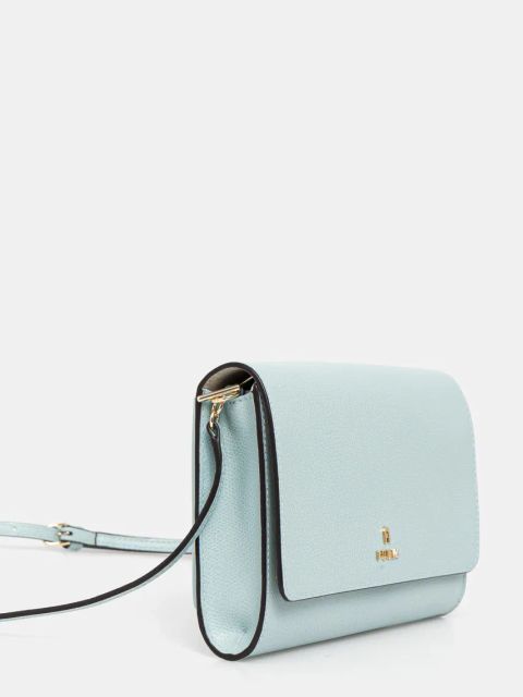 Furla torebka skórzana kolor turkusowy WE00675.ARE000.AQ0001007