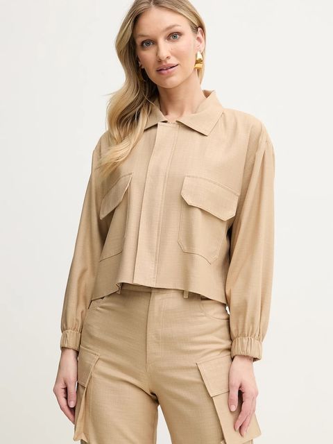 Simona Corsellini kurtka kolor zielony przejściowa P25CPGI010 - zdjęcie produktu nr 1