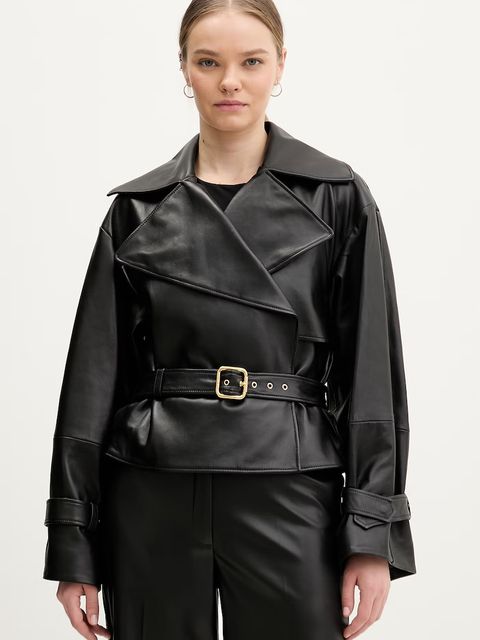 HUGO kurtka skórzana Lanitte - zdjęcie produktu nr 1