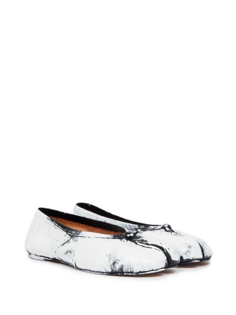 Maison Margiela Tabi New leather ballerina shoes - White