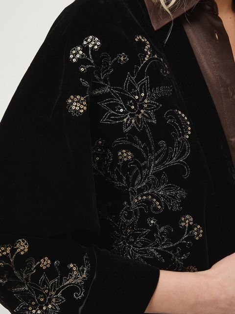 Medicine kimono damskie kolor czarny