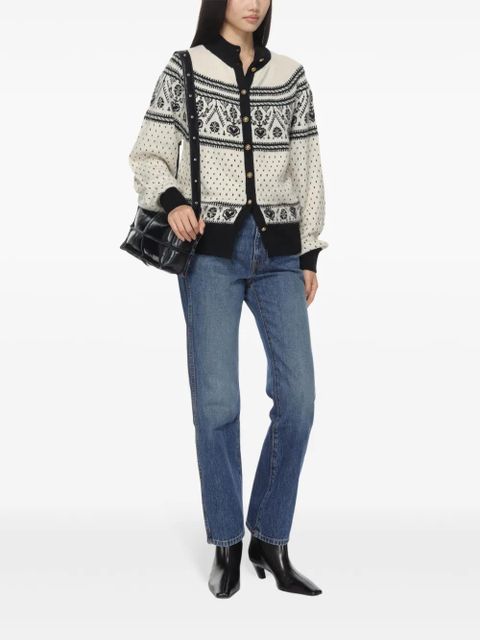 KHAITE Guy cardigan - White