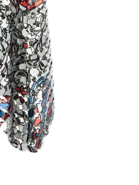 Rabanne patterned drop earrings - Silver