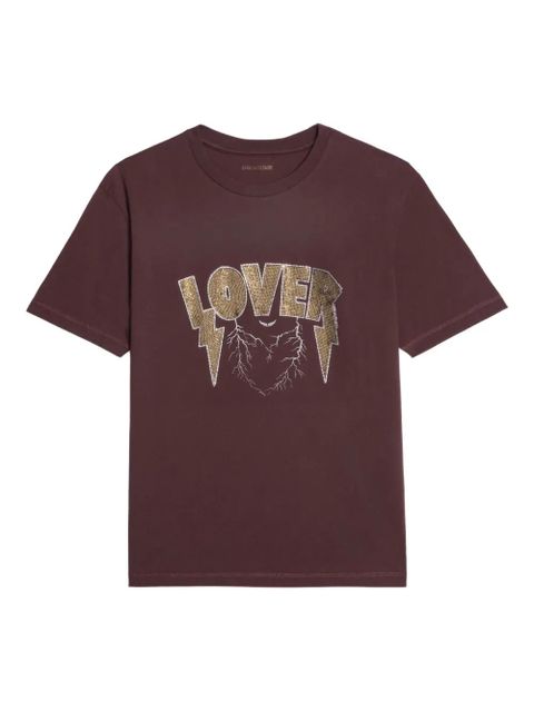 Zadig&Voltaire embellished T-shirt - Red - zdjęcie produktu nr 1