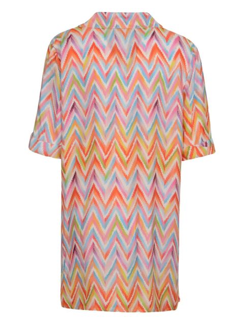 Missoni zigzag-print shirt - Pink