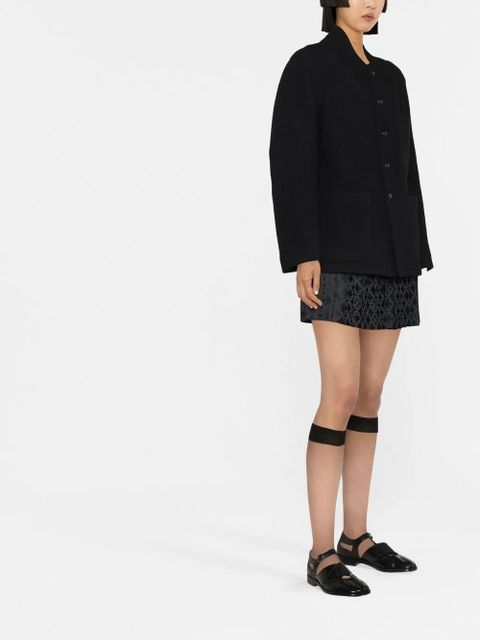 Maison Margiela single-breasted wool jacket - Black