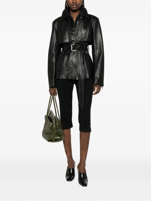 Sportmax belted jacket - Black - zdjęcie produktu nr 2