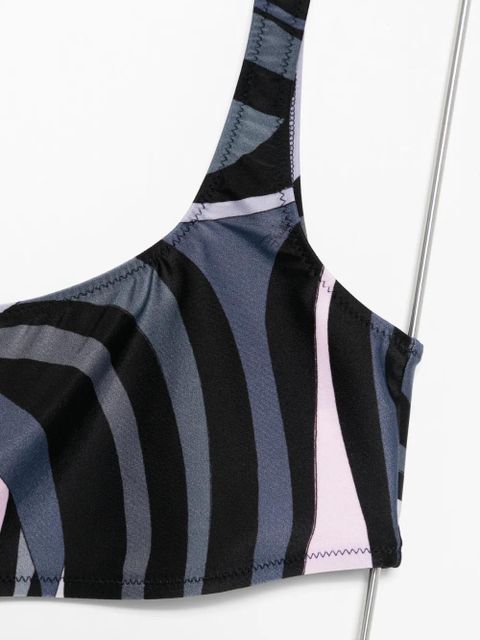 PUCCI one-shoulder bikini top - Black