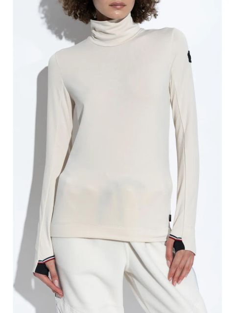 Moncler Grenoble logo-appliqué sweater - Neutrals