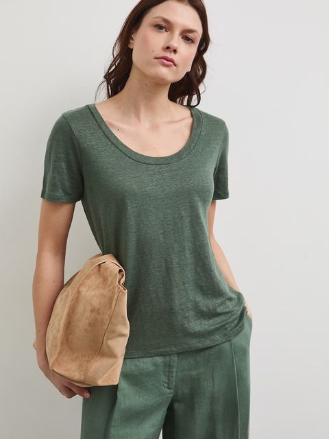 Medicine T-shirt damski lniany - zdjęcie produktu nr 1