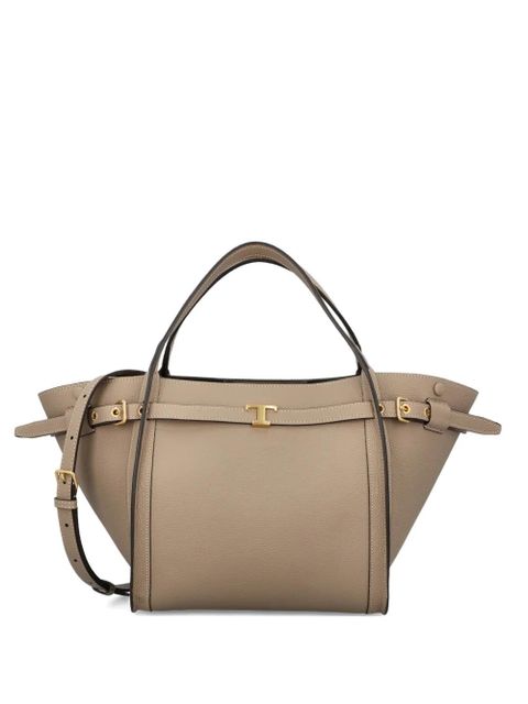 Tod's small metal-detail leather tote bag - Neutrals - zdjęcie produktu nr 1