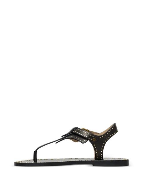 ISABEL MARANT buckle embellished sandals - Black
