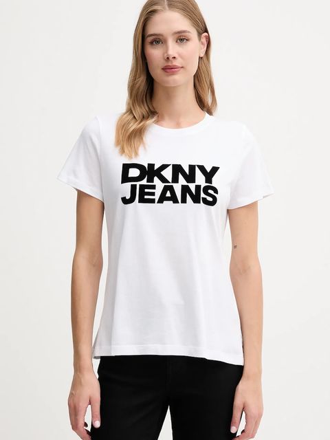 Dkny t-shirt damski kolor biały DJ4T1265 - zdjęcie produktu nr 1