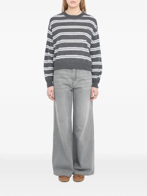 Zadig&Voltaire striped swapy sweater - Grey - zdjęcie produktu nr 2