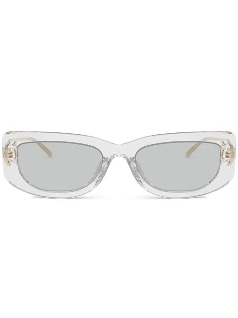 Prada Eyewear triangle-logo sunglasses - Grey - zdjęcie produktu nr 1