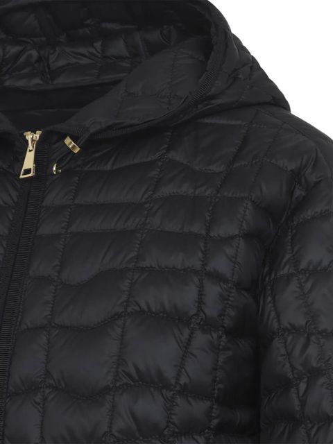 Moncler quilted hooded coat - Black