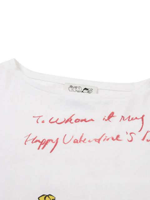 Marge Sherwood Peanuts Single Girls Club T-shirt - White