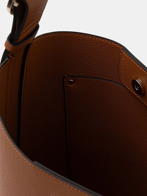 Guess torebka MERIDIAN kolor brązowy HWBG69 74040