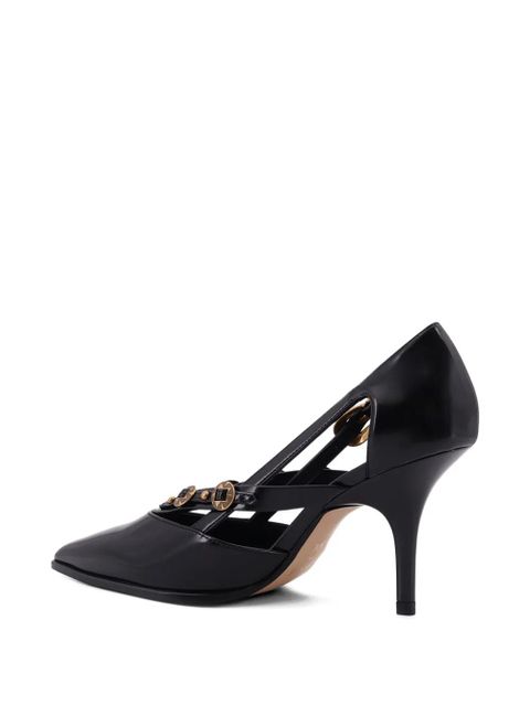 PINKO Lady 02 buckle-strap heeled pumps - Black