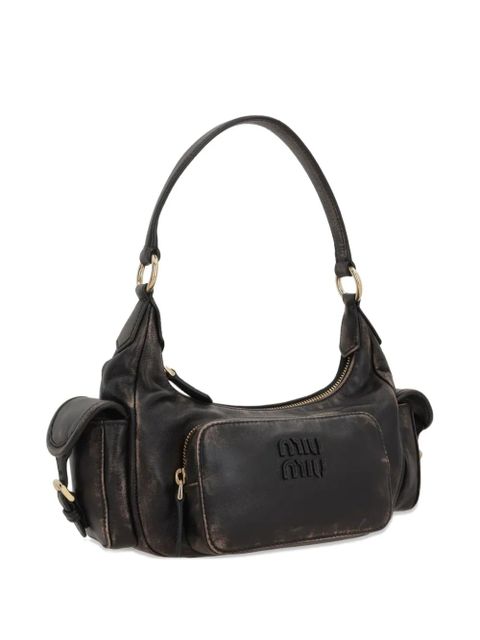 Miu Miu lambskin tote bag - Brown