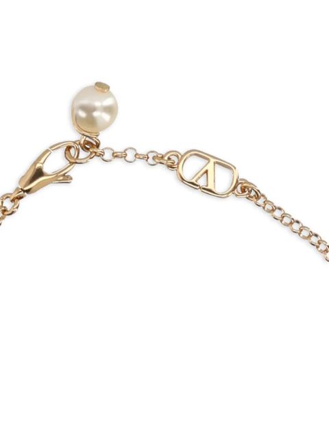 Valentino Garavani logo pearl bronze bracelet - Gold - zdjęcie produktu nr 2
